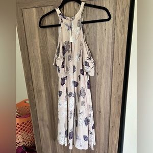 ASTR the Label M Lavender Open Shoulder MIDI dress